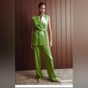 Zara Two Piece Suit / Double Breasted Waistcoat with bet and matching Trousers